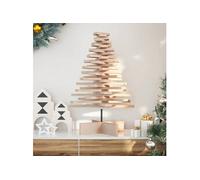 vidaXL Arbre de Noël en bois - 80 cm