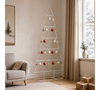 vidaXL Arbre de Noël en métal pour décoration intérieure – 125 cm – Noir