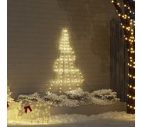 vidaXL Arbre de Noël LED avec 168 LED Blanc froid 511 cm Métal