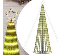 Arbre de Noël lumineux conique 1028 LED blanc chaud 403 cm