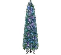 Giantex Arbre de Noël Lumineux en PVC à Fibre Optique avec Base en Fer, Vert, (180 cm) vert G