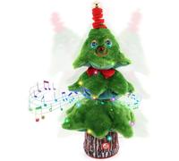 Arbre De Noël Qui Danse Et Chante 14'' Peluche De Noël Avec Musique Et Lumières Ornements De Noël Jouet En Peluche Poupée Musicale De Noël Électronique Pour Enfants Cadeau Décoration De Noël