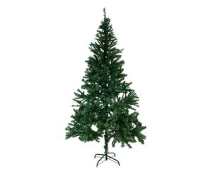 Arbre de Noël Sapin très dense Arbre de Noël avec support Décoration hivernale Hauteur 210 cm