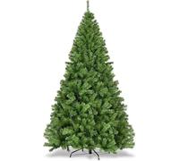 Arbre de Noël vert artificiel 180 cm - Sapin de Nordmann d’une réalisme trompeur - avec support ((180cm-PREMIUM))