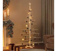 Arbre de Noël en bois pour décoration 180 cm bois massif de pin