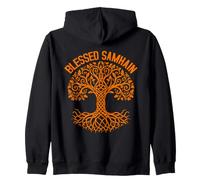 Arbre de Samhain Wicca Wiccan Nouvel an Païen Halloween Sweat à Capuche