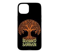 Arbre de sorcière Samhain Wicca Wiccan Halloween Irlandais Coque pour iPhone 15 Plus