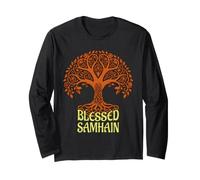 Arbre de sorcière Samhain Wicca Wiccan Halloween Irlandais Manche Longue