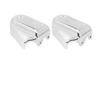 Arbre de transmission Cache-écrou d'essieu arrière de moto, barre de protection, capuchon de bras oscillant, adapté aux Harley Softail FLSTC FLSTN FLSTSB FXST Axes de roue(Chrome Axle Cover)