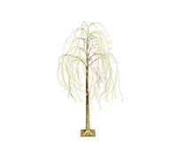 Arbre décoratif LED d'extérieur 180 cm doré BALIONI