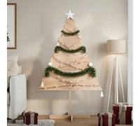 vidaXL Arbre décoratif 150 cm – Bois massif asymétrique Marron