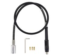 Arbre d'extension de perceuse électrique Mandrin de câble flexible Fixation d'outil rotatif Meuleuse électrique Arbre flexible avec 3 mandrins pièces pour gravure polissage