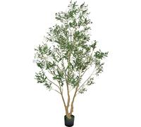 Arbre d'olivier artificiel de 240 cm avec pot pour bureau à domicile