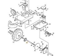 Arbre Gauche Robot Tondeuse Câble Couche NT60 D'Origine STIGA 1126-8081-01