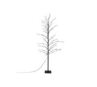 ECD Germany Arbre LED avec 480 LED Blanc Chaud, 180 cm, Arbre Lumineux avec Minuterie, Schwarz G