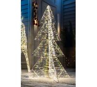 Arbre LED "Rainbow" 1,15 m de haut, 720 lumières blanches chaudes, éclairage de Noël, éclairage extérieur, décoration lumineuse, arbre de Noël, décoration de jardin pour l'extérieur