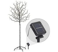 Arbre lumineux 150 cm avec 200 bourgeons à LED - Solaire [Lunartec]