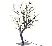 Lunartec Arbre lumineux 45 cm avec 64 fleurs à LED