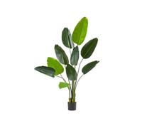 tectake® Plante Artificielle Oiseau du Paradis 160cm Fausse Plante Interieur Arbre Vert Arbre Artificiel Décoration Maison idéal pour Décoration Salon Chambre Cuisine Dressing Chambre Enfant Bureau