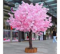 Arbres de Fleurs de Cerisier,Simulation Faux Fleur,Fleurs Artificielles,Deco Exterieur Cerisier,Cerisier Japonais Arbre Artificiel,Deco Salon Mariage Murale Jardin Plantes,2.5x2.0m/8.2x6.6ft
