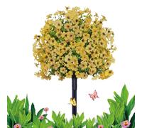 Arbustes artificiels d'extérieur | Faux arbre à feuilles persistantes imperméable : diverses applications décoration de la maison réutilisable, faux arbustes colorés pour aménagement paysager, haie