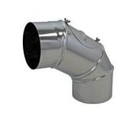 Arc à segments Bertrams Vle 17SBV130RV Ø 130 x 1930 mm, avec fermeture de nettoyage, 4 parties, acier inoxydable 2000 .4301
