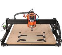 Arc CNC de 300W, système de contrôle à 3 axes pour découpe, sciage et fraisage du bois, avec une zone de travail de 400 x 400 x 60 mm, une vitesse de 1200 tours par minute, et adapté au bois, à l'acry