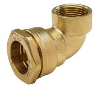 'Arc Série laiton - coude femelle écrou intérieur 3/4X25 | Raccord laiton pour tube PE - Arco - coude 90 degrés égal - F 3/4' - Diamètre 25