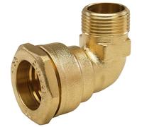 Arc Série laiton - coude mâle écrou intérieur 1 x 32 | Raccord laiton pour tube PE - Arco - coude 90 degrés égal - M 1' - Diamètre 32
