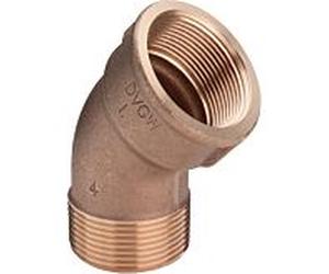 Arc Viega 264185 R 3/4 x Rp 3/4, 45 degrés, bronze