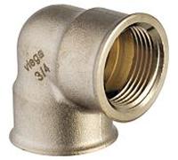 Coude bronze femelle / femelle 90° 20/27 VIEGA