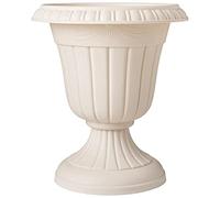 Arcadia Garden Products Pl20bg 25,4 x 30,5 cm Traditionnel Plastique Urne, Medium, Beige
