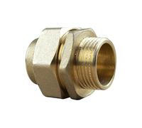 Arcanaute - Raccord laiton à souder - Raccord union 3 pièces 341 GCU mâle 1" (26/34) - Tube Cuivre Ø28 -