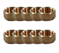 Arcanaute - Raccord laiton à visser - Lot de 10 Bouchons Laiton Femelle 3/8" (12/17) -
