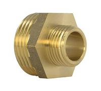 Arcanaute - Raccord laiton à visser - Mamelon Laiton Mâle/Mâle réduit 3/4" - 5/8" (20/27-17/23)-