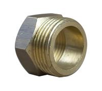 Arcanaute - Raccord laiton à visser - Mamelon Laiton réduit Mâle 3/4'' (20/27) - Femelle 5/8'' (17/23) -