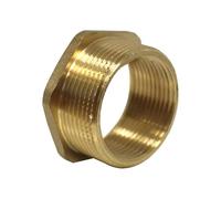 Arcanaute - Raccord laiton à visser - Mamelon Laiton Réduit Mâle/Femelle 1"1/2 - 1"1/4 (40/49-33/42) -