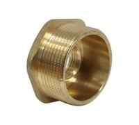 Arcanaute - Raccord laiton à visser - Mamelon mâle femelle réduit 1-1/2" (40/49) - 1/2" (15/21) -