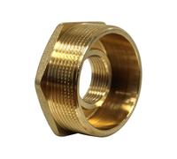 Arcanaute - Raccord laiton à visser - Mamelon Mâle Femelle réduit 2'' (50/60) - 3/4" (20/27) -