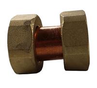 Arcanaute - Raccord laiton à visser - Raccord droit femelle/femelle 1" (26/34) -