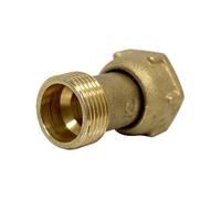 Arcanaute - Raccord laiton à visser - Rallonge Droite (Compteur) 3/4'' Mâle - écrou prisonnier Femelle 3/4"