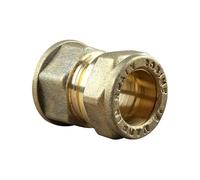 Arcanaute - Raccord laiton bicône - Raccord bicône droit Femelle 1/2" (15/21) - Cuivre 18
