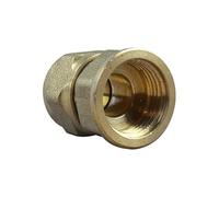 Arcanaute - Raccord laiton bicône - Raccord bicône droit Femelle 3/8" (12/17)-Cuivre 10
