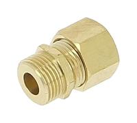 Arcanaute - Raccord laiton bicône - Raccord bicône droit Mâle 3/8" (12/17)-Cuivre 10