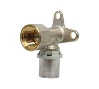 Arcanaute - Raccord multicouche à sertir - Raccord multicouche à sertir TH - Coude Femelle applique 1/2" (15/21) - Ø20x2,0 -