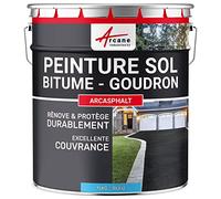 ARCANE INDUSTRIES Peinture Bitume, Goudron, Asphalte, Macadam, béton, enrobé : Arcasphalt - 15 kg (jusqu'à 30 m² en 2 Couches) Bleu