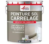 Peinture Sol Carrelage Résine Époxy - ARCAPOXY 2.5 kg Gris fer - RAL 7011