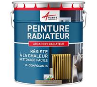 ARCANE INDUSTRIES Peinture Radiateur Chauffage 1 kg Beige Gris | S'Applique Facilement sur Radiateur, Résiste à la Chaleur, Fonte, Acier, Alu, Cuivre, Zinc, Galva - Arcane Industries