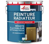 ARCANE INDUSTRIES Peinture Radiateur Chauffage 1 kg Bleu d'eau | S'Applique Facilement sur Radiateur, Résiste à la Chaleur, Fonte, Acier, Alu, Cuivre, Zinc, Galva - Arcane Industries