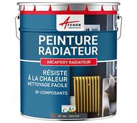 ARCANE INDUSTRIES Peinture Radiateur Chauffage 1 kg Gris Fer - RAL 7011 | S'Applique Facilement sur Radiateur, Résiste à la Chaleur, Fonte, Acier, Alu, Cuivre, Zinc, Galva - Arcane Industries